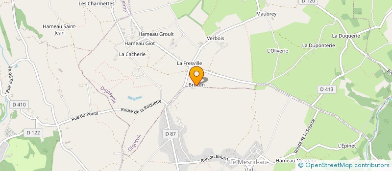 localisation de l'entreprise SCI CARNOT  DIGOSVILLE