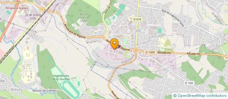 localisation de l'entreprise SCI CARNOT à ANGOULEME