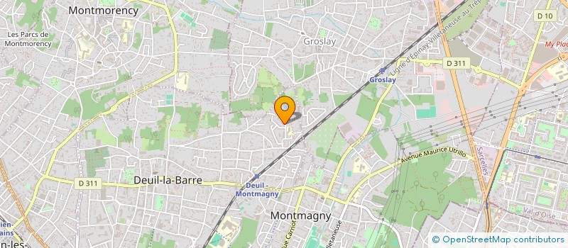 localisation de l'entreprise SCI CARNOT  DEUIL-LA-BARRE