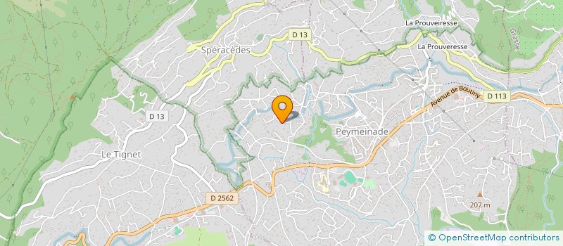 localisation de l'entreprise SCI CARNOT  PEYMEINADE