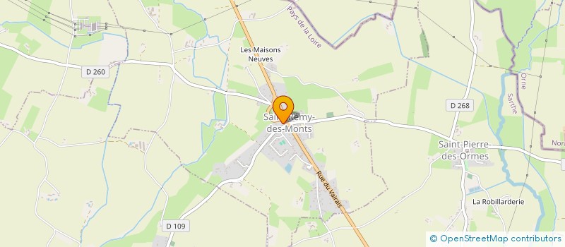 localisation de l'entreprise SCI CARNOT  SAINT-REMY-DES-MONTS