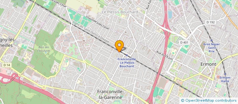 localisation de l'entreprise SCI CARNOT BARBUSSE  FRANCONVILLE