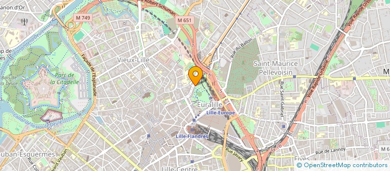 localisation de l'entreprise SCI CARNOT FAIDHERBE à LILLE