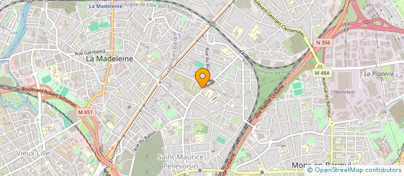 localisation de l'entreprise SCI CARNOT FRANCE  LILLE