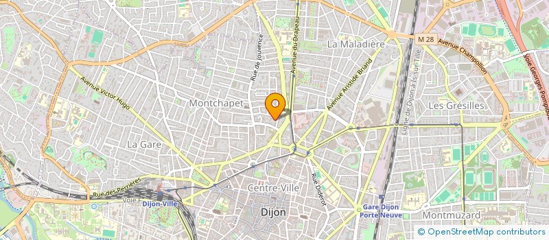 localisation de l'entreprise SCI CARNOT IMMOBILIER à DIJON