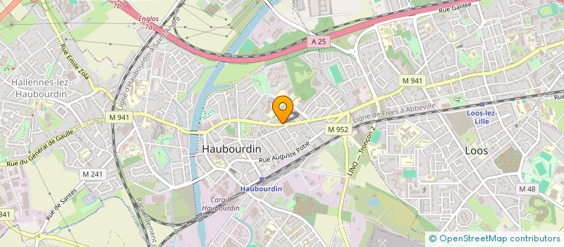 localisation de l'entreprise SCI CARNOT LEZ HAUBOURDIN  HAUBOURDIN