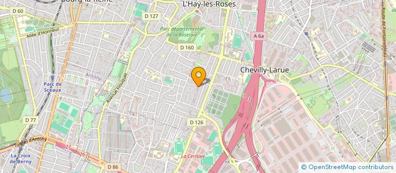 localisation de l'entreprise SCI CARNOT LORIENT  L'HAY-LES-ROSES