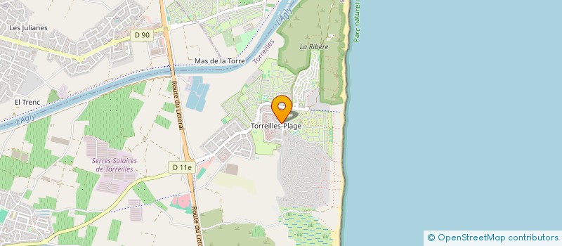 localisation de l'entreprise SCI CARNOT-MARGEBRU  TORREILLES