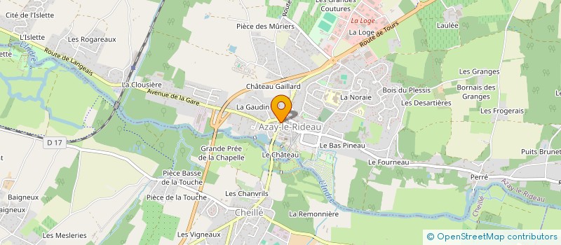 localisation de l'entreprise SCI CARNOT-NATIONALE à AZAY-LE-RIDEAU