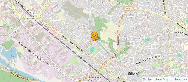 localisation de l'entreprise SCI  CARNOT PASTEUR  BILLERE