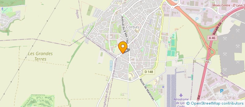 localisation de l'entreprise SCI CARNOT STRASBOURG à CORBAS