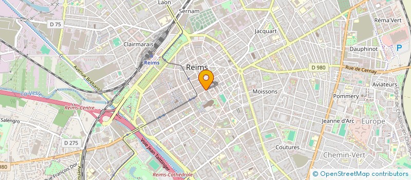 localisation de l'entreprise SCI CARNOT - VESLE  REIMS