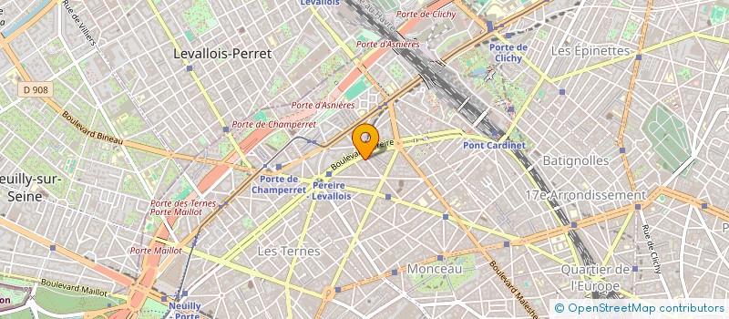 localisation de l'entreprise SCI CARNOT-VIETE à PARIS