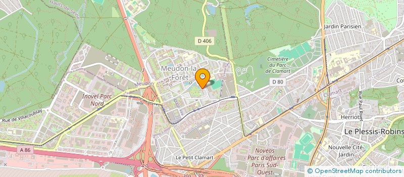 localisation de l'entreprise SCI CARO à MEUDON