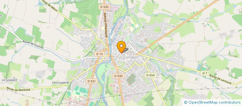 localisation de l'entreprise SCI CARO  CONDOM