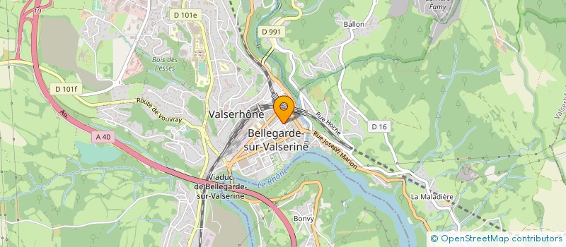 localisation de l'entreprise SCI CARO à VALSERHONE