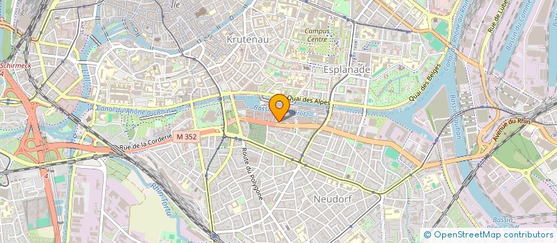 localisation de l'entreprise SCI CARO  STRASBOURG