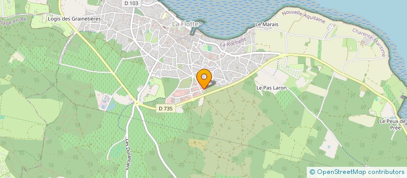 localisation de l'entreprise SCI CARO  LA FLOTTE