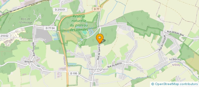 localisation de l'entreprise SCI CARO  HEURINGHEM