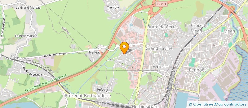 localisation de l'entreprise SCI CARO CE  TRIGNAC