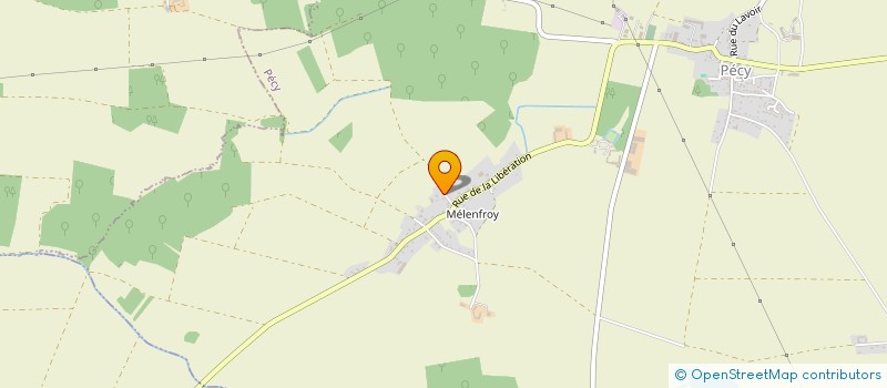 localisation de l'entreprise SCI CARO'S  PECY