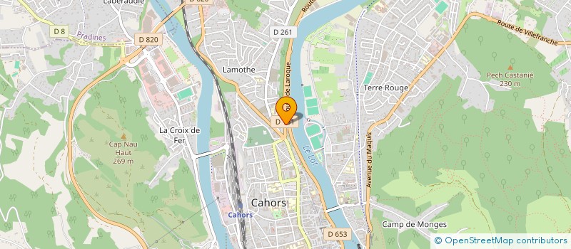 localisation de l'entreprise SCI CARO TLSE  CAHORS