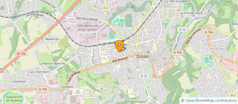 localisation de l'entreprise SCI CAROBIN  DINAN