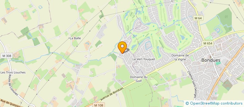 localisation de l'entreprise SCI CAROCLEM  WAMBRECHIES