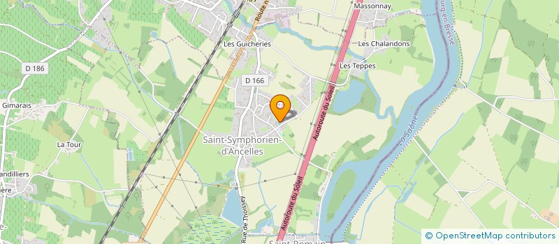 localisation de l'entreprise SCI CARODA  SAINT-SYMPHORIEN-D'ANCELLES