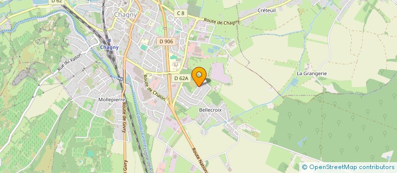 localisation de l'entreprise SCI CARODECO  CHAGNY