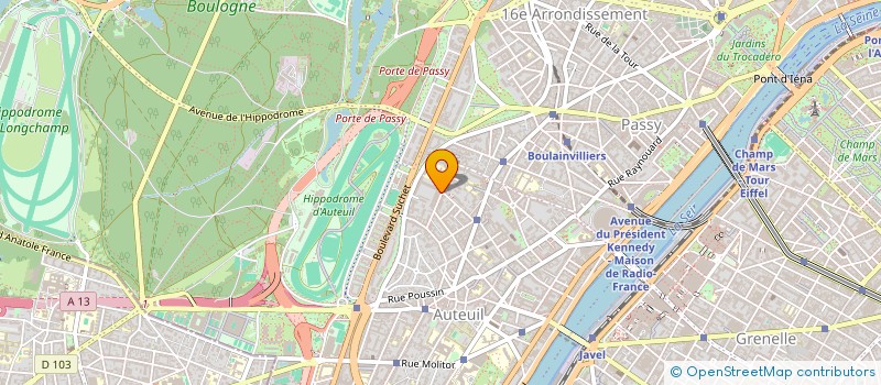 localisation de l'entreprise SCI CAROF  PARIS