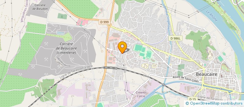 localisation de l'entreprise SCI CAROFA  BEAUCAIRE