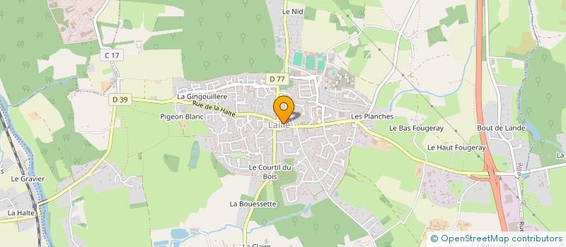 localisation de l'entreprise SCI CAROFF-JAN  LAILLE