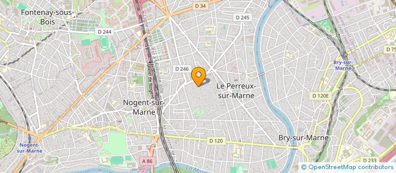 localisation de l'entreprise SCI CAROFRED  LE PERREUX-SUR-MARNE