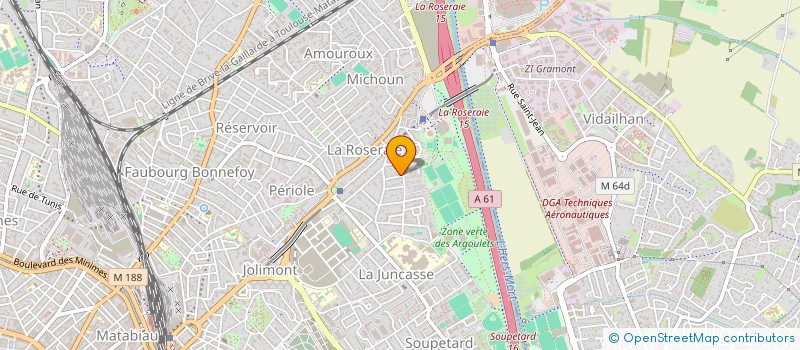 localisation de l'entreprise SCI CAROILES à TOULOUSE