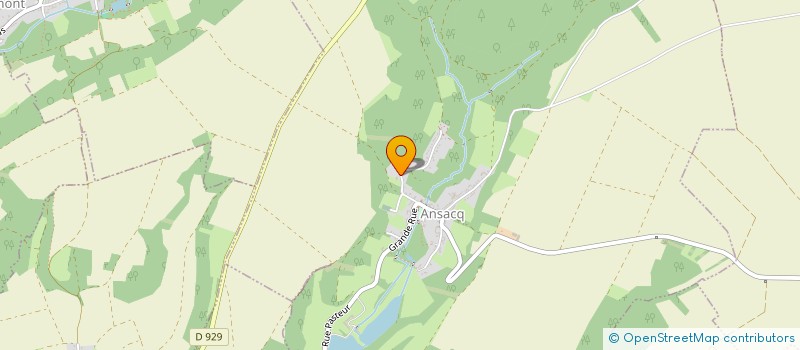 localisation de l'entreprise SCI CAROJERO  ANSACQ