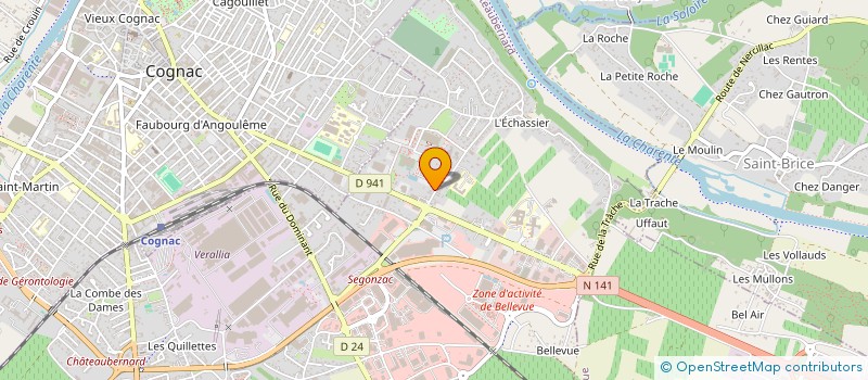 localisation de l'entreprise SCI CAROL  CHATEAUBERNARD