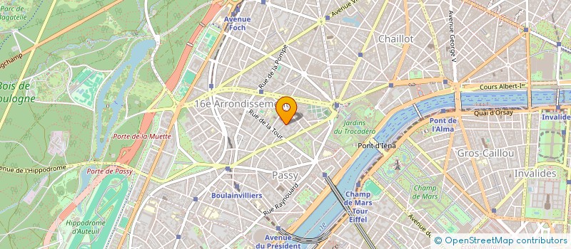 localisation de l'entreprise SCI CAROLA  PARIS