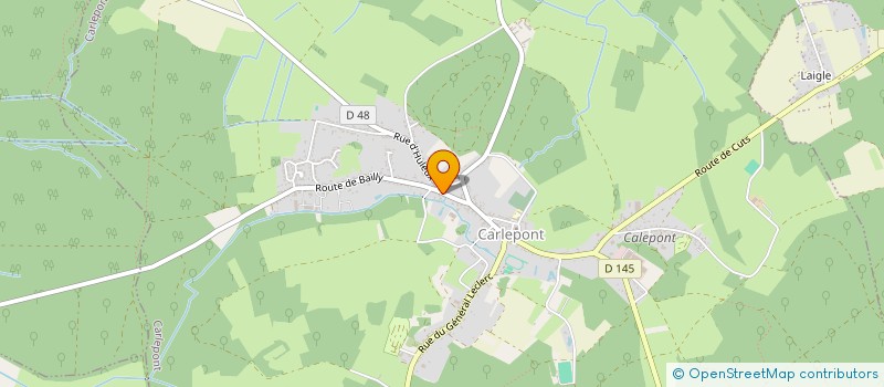 localisation de l'entreprise SCI CAROLAMI  CARLEPONT