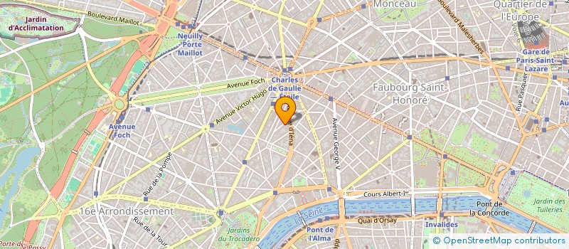 localisation de l'entreprise SCI CAROLAUR  PARIS
