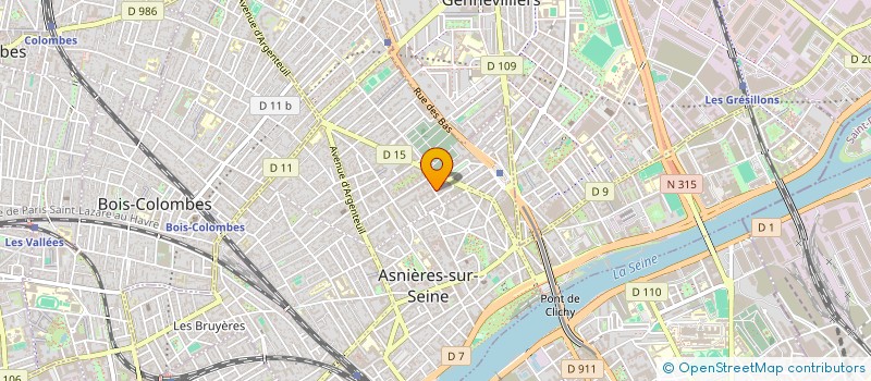localisation de l'entreprise SCI CAROLE  ASNIERES-SUR-SEINE