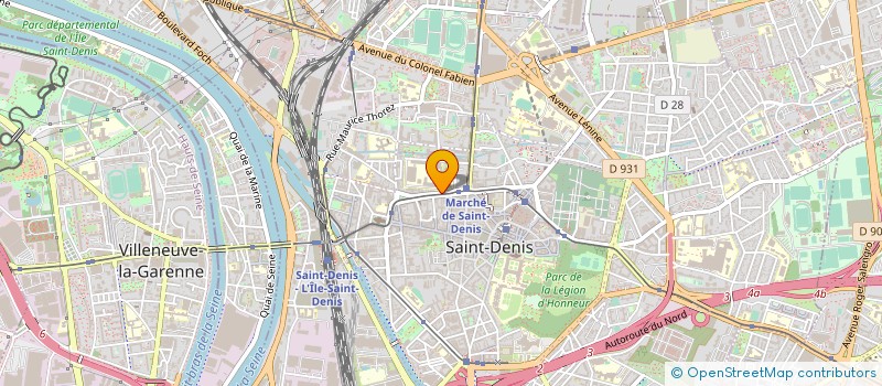 localisation de l'entreprise SCI CAROLE à SAINT-DENIS
