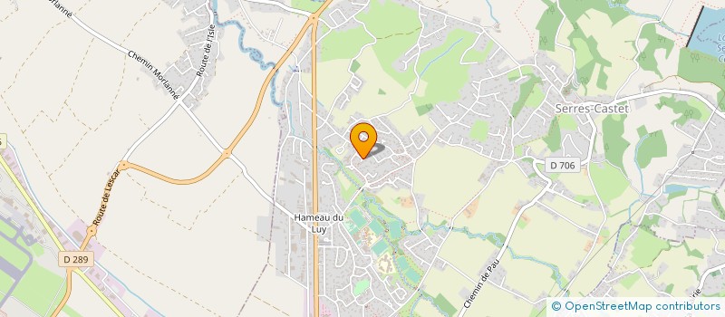 localisation de l'entreprise SCI CAROLE  SERRES-CASTET