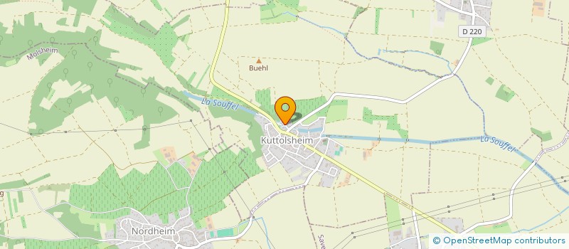 localisation de l'entreprise SCI CAROLE  KUTTOLSHEIM