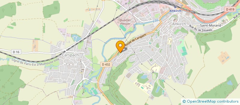 localisation de l'entreprise SCI CAROLETTE  ALTKIRCH