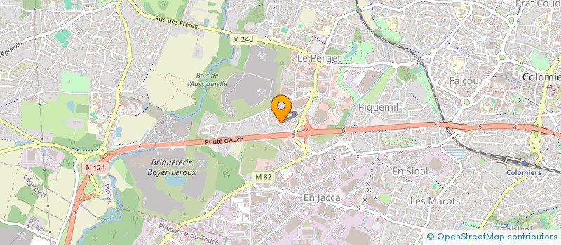 localisation de l'entreprise SCI CAROLEX  COLOMIERS