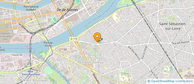 localisation de l'entreprise SCI CAROLI MED 16 à SAINT-SEBASTIEN-SUR-LOIRE