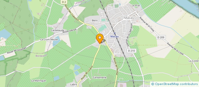 localisation de l'entreprise SCI CAROLIE  MACAU