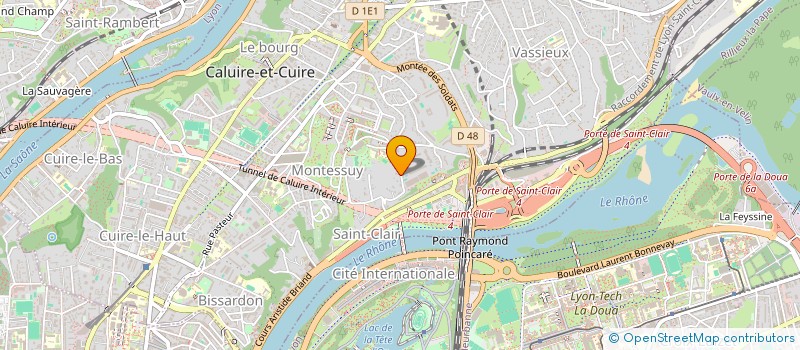 localisation de l'entreprise SCI CAROLIEN  CALUIRE-ET-CUIRE