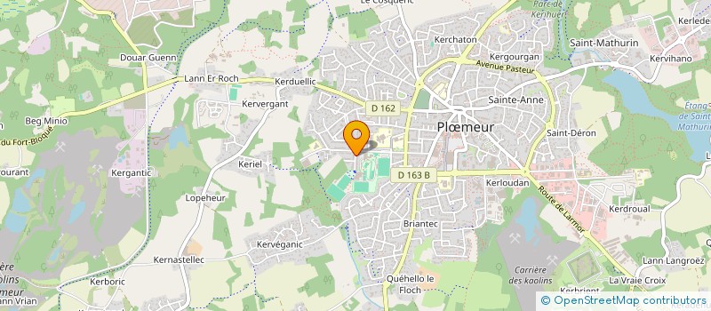 localisation de l'entreprise SCI CAROLINA à PLOEMEUR